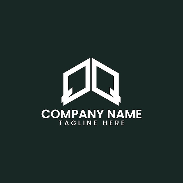 Diseño de logotipo de letra geométrica moderna