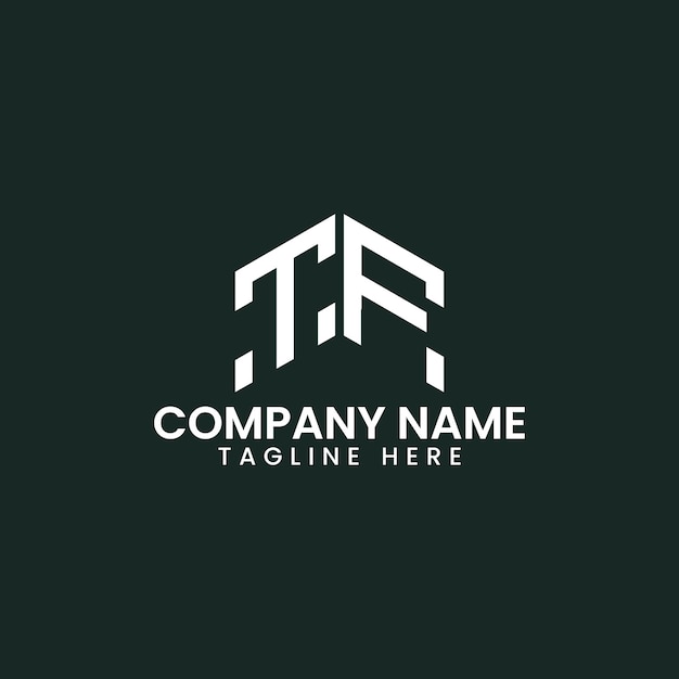Diseño de logotipo de letra geométrica moderna