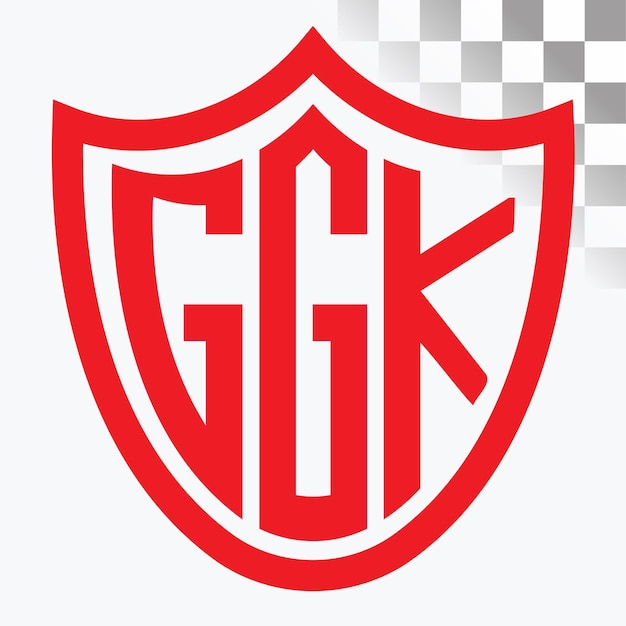 Diseño del logotipo de la letra GGK