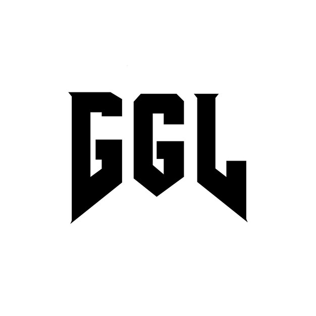 Diseño de logotipo de letra GGL para la empresa de tecnología GGL Diseño del logotipo en blanco y negro Combinación de colores GGL Logotipo GGL Vector GGL diseño Icono GGL Alfabeto GGL Tipografía diseño del logotipo