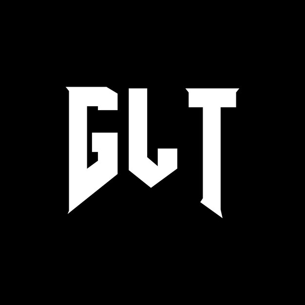 Diseño de logotipo de letra GLT para la empresa de tecnología GLT diseño de logotipo combinación de colores blanco y negro GLT logotipo GLT vector GLT diseño icono GLT alfabeto GLT tipografía logotipo diseño