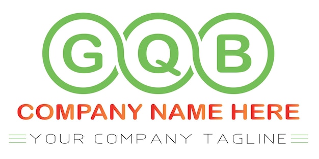 Diseño de logotipo letra GQB