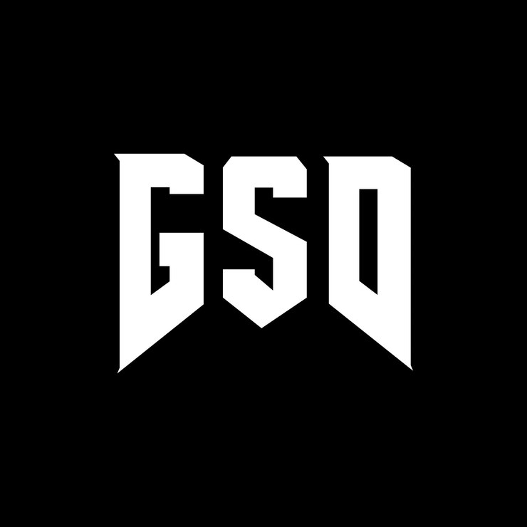 Vector diseño de logotipo de letra gsd para una empresa de tecnología diseño del logotipo gsd combinación de colores blanco y negro logotipo gsd vector diseño gsd icono gsd alfabeto gsd tipo de diseño de logotipo