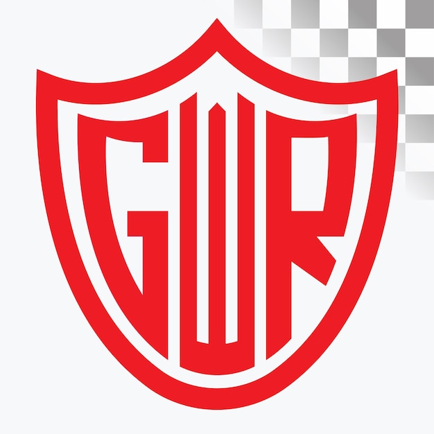 Diseño del logotipo de la letra GWR