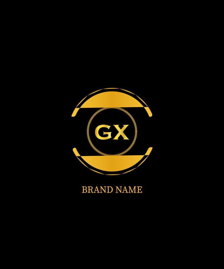 Vector diseño del logotipo de la letra gx único atractivo creativo moderno inicial gx inicial basado en la letra icono logotipo