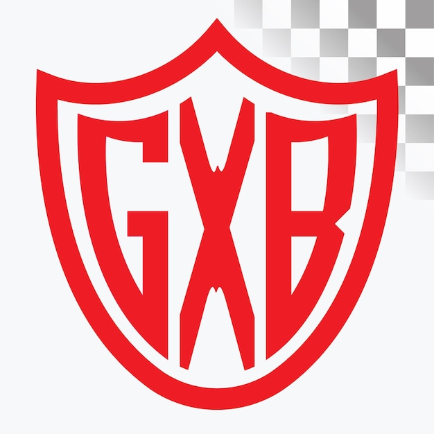 Diseño del logotipo de la letra GXB