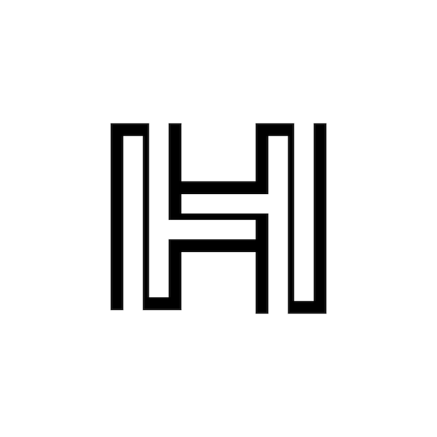 Diseño de logotipo letra h
