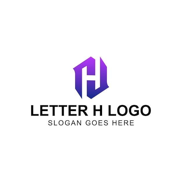 Diseño del logotipo de la letra H