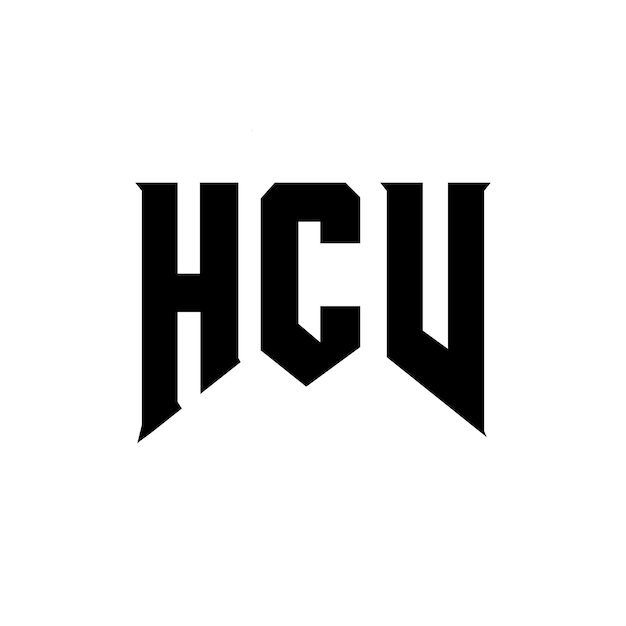Diseño de logotipo de letra HCV para una empresa de tecnología Diseño del logotipo HCV combinación de colores blanco y negro Logotipo HCV vector diseño HCV icono HCV alfabeto HCV tipografía diseño del logotipo