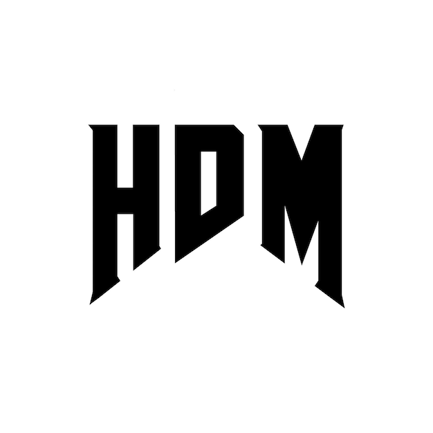 Diseño de logotipo de letra HEM para una empresa de tecnología Diseño del logotipo HEM combinación de colores blanco y negro Logotipo HEM vector HEM diseño Icono HEM alfabeto HEM tipografía Diseño del Logotipo