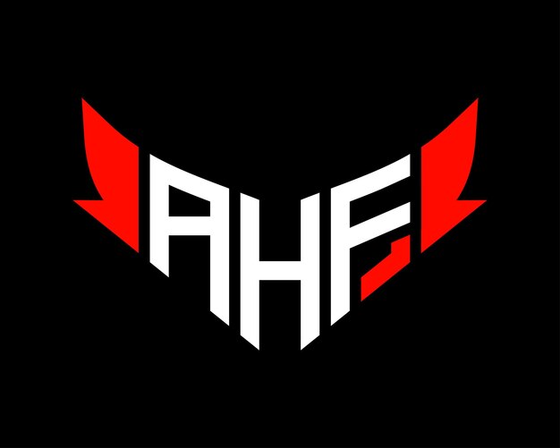 Vector diseño de un logotipo de letra hhf