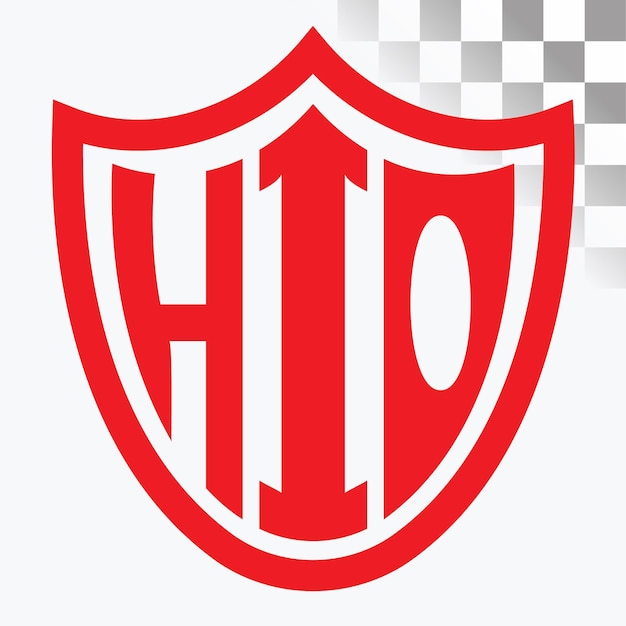 Diseño del logotipo de la letra HIO