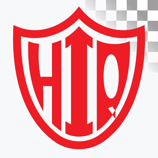 Diseño del logotipo de la letra HIQ