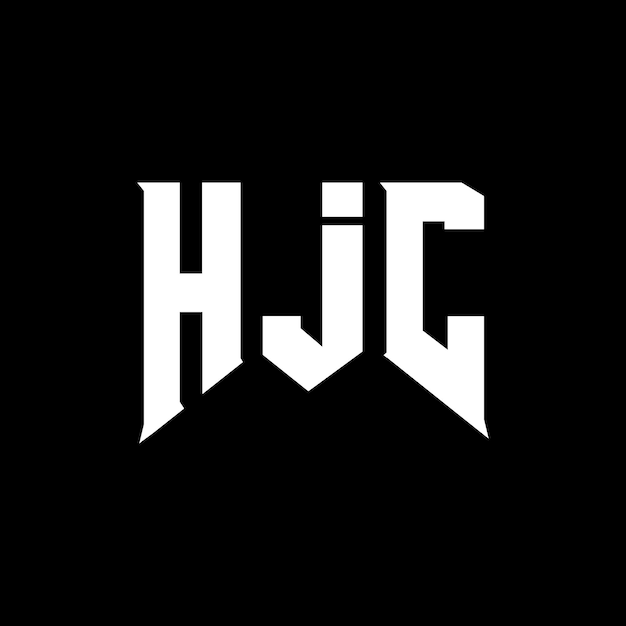 Diseño de logotipo de letra HJC para una empresa de tecnología Diseño del logotipo HJC combinación de colores blanco y negro Logotipo HJ C vector Diseño HJC icono Alfabeto HJC tipografía Logotipo Diseño