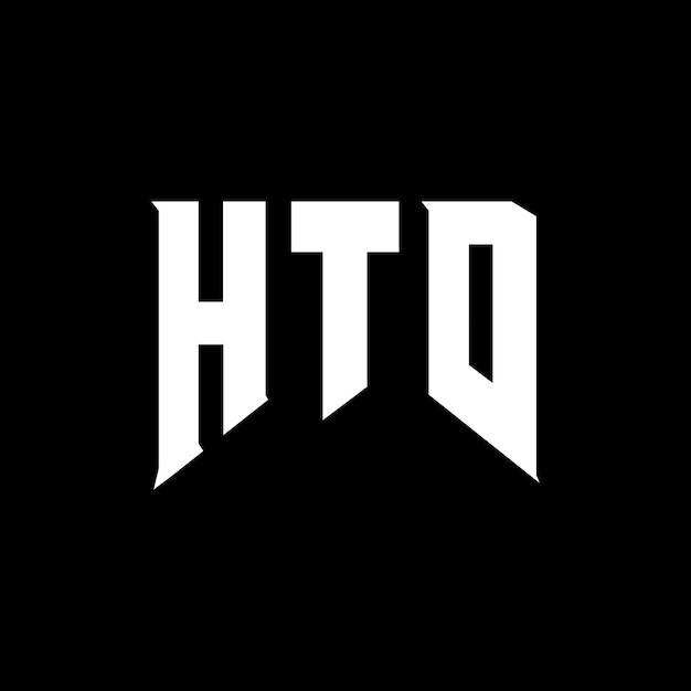 Diseño de logotipo de letra HTD para una empresa de tecnología Diseño de Logotipo HTD combinación de colores blanco y negro Diseño de diseño de logotipo HTD Vector HTD Icono HTD Alfabeto HTD Tipografía Diseño del logotipo