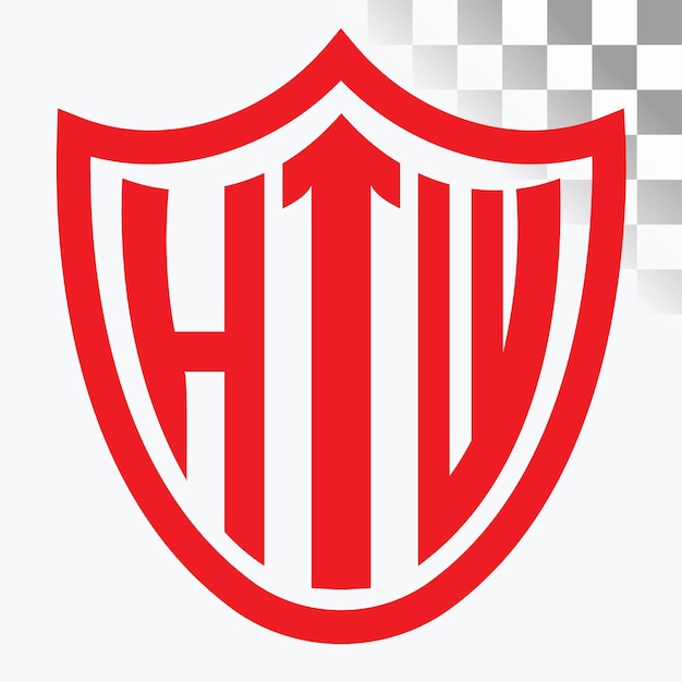 Diseño de logotipo de letra HTW