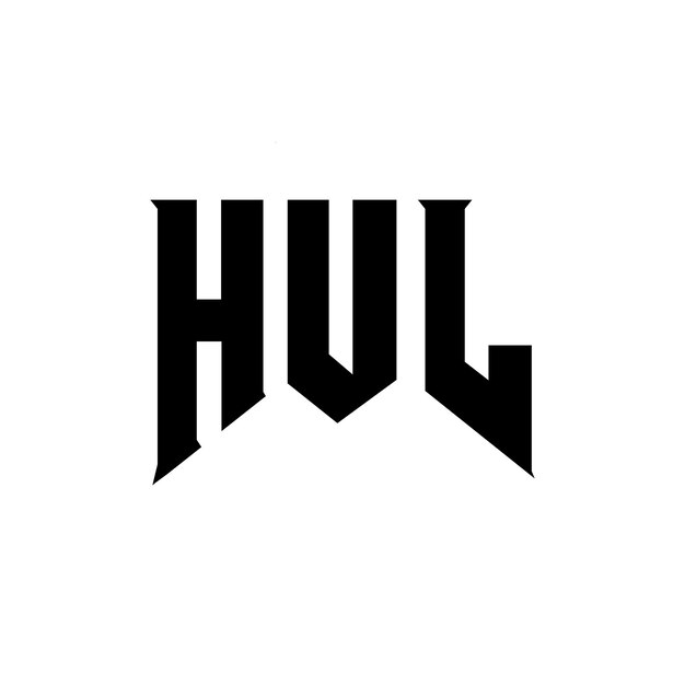 Diseño de logotipo de letra HVL para una empresa de tecnología Diseño del logotipo HVL combinación de colores blanco y negro Logotipo HVL vector diseño HVL icono HVL alfabeto diseño del logotipo tipografía HVL