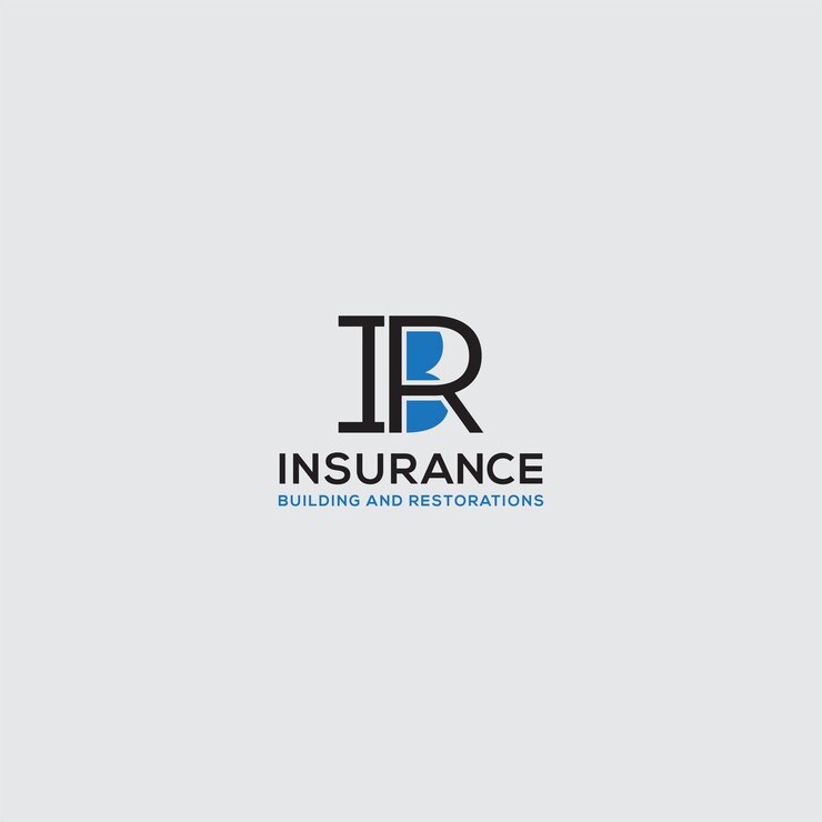 Vector diseño del logotipo de la letra ibr con vector