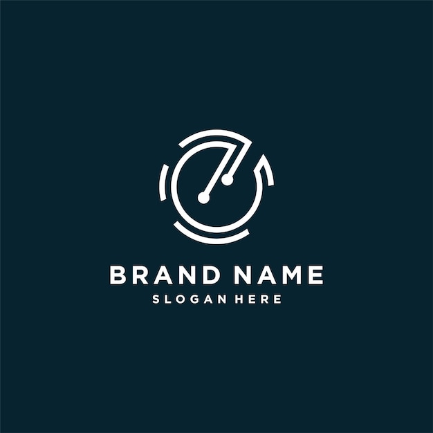 Diseño de logotipo de letra inicial creativa para empresa o persona premium vector parte 15
