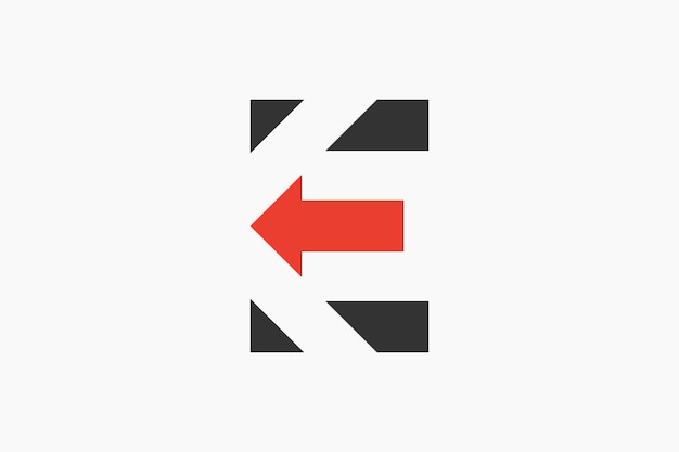 Diseño de logotipo de letra inicial e para su negocio.