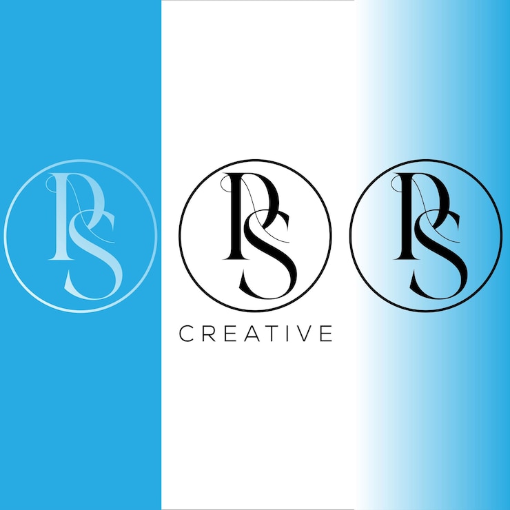 Vector diseño de logotipo de letra inicial pd