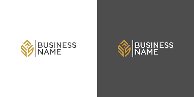 Diseño de logotipo con letra inicial SSdesarrollardesarrollarnaturallujosimplelogotipo financierobienes raícestraje