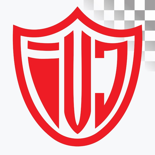 Diseño de logotipo de letra IVJ