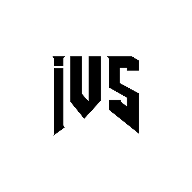 Diseño de logotipo de letra IVS para una empresa de tecnología Diseño del logotipo IVS combinación de colores blanco y negro Logotipo IVS Vector IVS Diseño del icono IVS Alfabeto IVS Tipografía diseño del logotipo