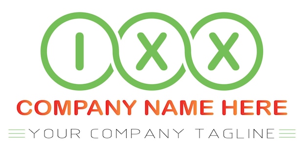 Diseño de logotipo letra IXX
