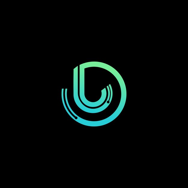 Diseño del logotipo de la letra J con idea creativa