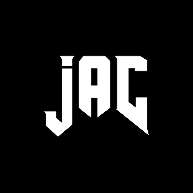 Diseño de logotipo de letra JAC para una empresa de tecnología Diseño de Logotipo JAC combinación de colores blanco y negro JAC logotipo JAC vector JAC diseño Icono JAC alfabeto JAC tipografía diseño de logotipo