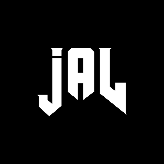 Diseño de logotipo de letra JAL para la compañía de tecnología JAL diseño de logotipo combinación de colores blanco y negro JAL logotipo JAL vector JAL diseño JAL icono JAL alfabeto JAL tipografía diseño del logotipo