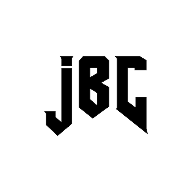 Diseño de logotipo de letra JBC para la empresa de tecnología Diseño de Logotipo JBC combinación de colores blanco y negro JBC logotipo JBC vector JBC diseño icono JBC alfabeto JBC tipografía diseño de logotipo
