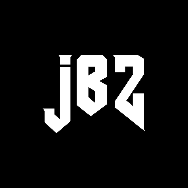 Diseño de logotipo de letra JBZ para una empresa de tecnología Diseño del logotipo JBZ combinación de colores blanco y negro JBZ logotipo Vector JBZ diseño del icono JBZ alfabeto JBZ tipografía diseño del logotipo