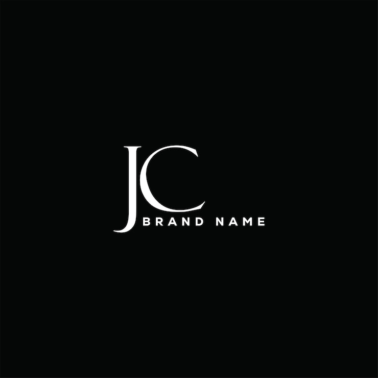 Vector diseño del logotipo de la letra jc plantilla vectorial del logotipo del monograma de negocios y bienes raíces jc