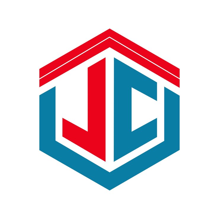 Diseño del logotipo de la letra JC