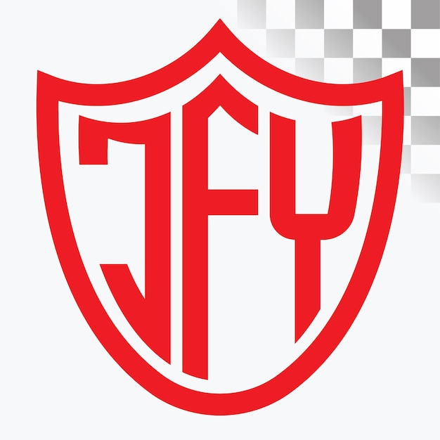 Diseño del logotipo de la letra JFY