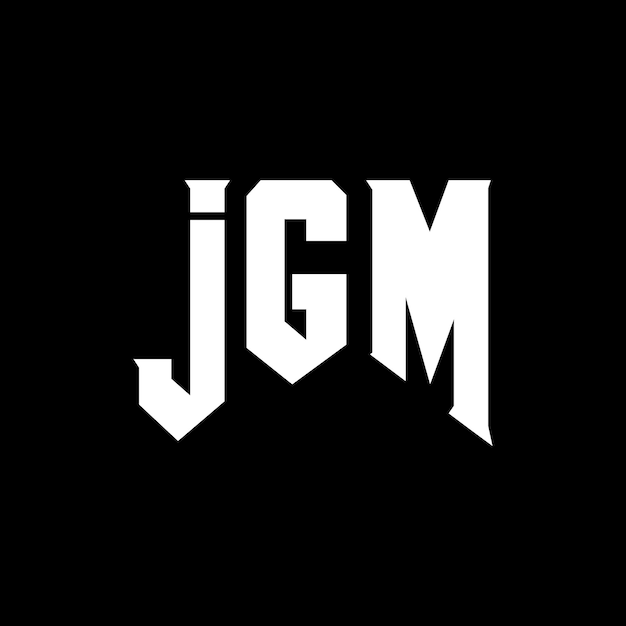 Diseño de logotipo de letra JGM para una empresa de tecnología JGM diseño de logotipo combinación de colores blanco y negro JGM logotipo JGM vector JGM diseño icono JGM alfabeto JGM tipografía diseño de logotip