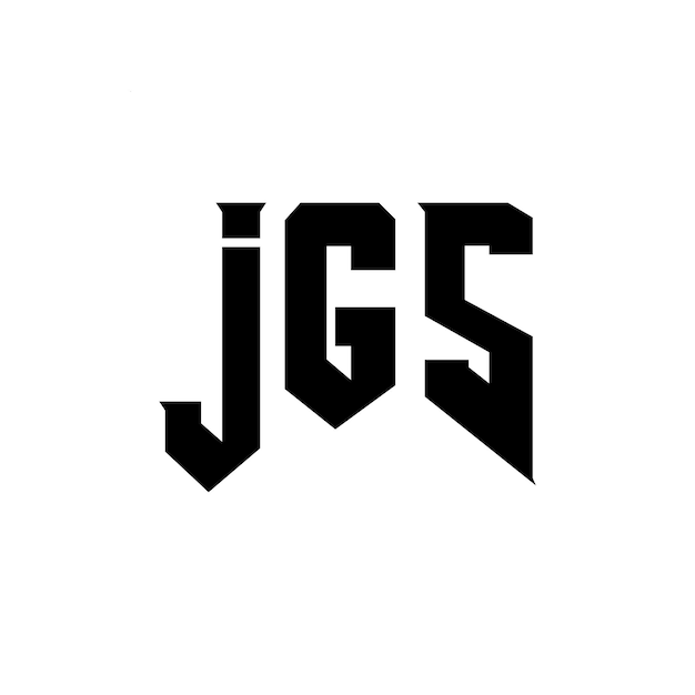 Diseño de logotipo de letra JGS para una empresa de tecnología JGS diseño de logotipo combinación de colores blanco y negro JGS logotipo JGS vector JGS diseño JGS icono JGS alfabeto JGS tipografía diseño del logotipo