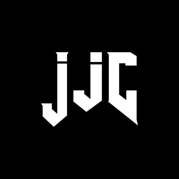 Diseño de logotipo de letra JJC para una empresa de tecnología Diseño del logotipo JJC combinación de colores blanco y negro JJC logotipo Vector JJC diseño Icono JJC alfabeto JJC tipografía diseño del logotipo