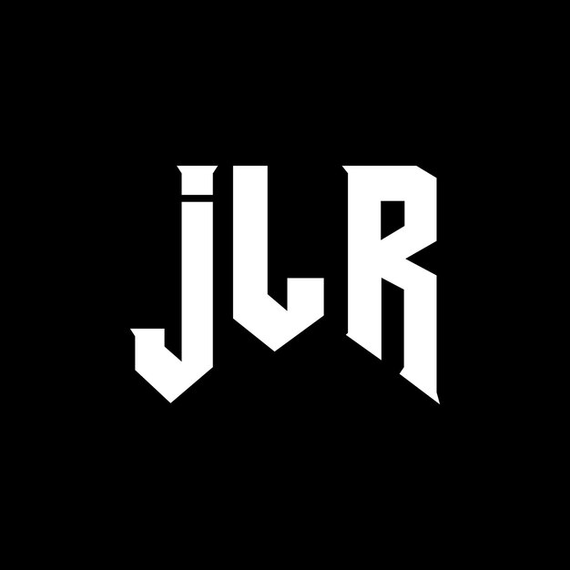 Diseño de logotipo de letra JLR para la compañía de tecnología JLR Diseño de Logotipo de JLR Combinación de colores blanco y negro JLR Logotipo JLR Vector Diseño de JLR Icono JLR Alfabeto JLR Tipo de logotipo Diseño