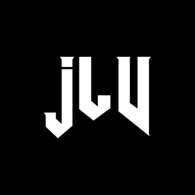 Diseño de logotipo de letra JLV para la compañía de tecnología JLV diseño de logotipo combinación de colores blanco y negro JLV logotipo JLV vector JLV diseño JLV icono JLV alfabeto JLV tipografía diseño del logotipo