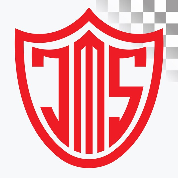 Diseño del logotipo de la letra JMS