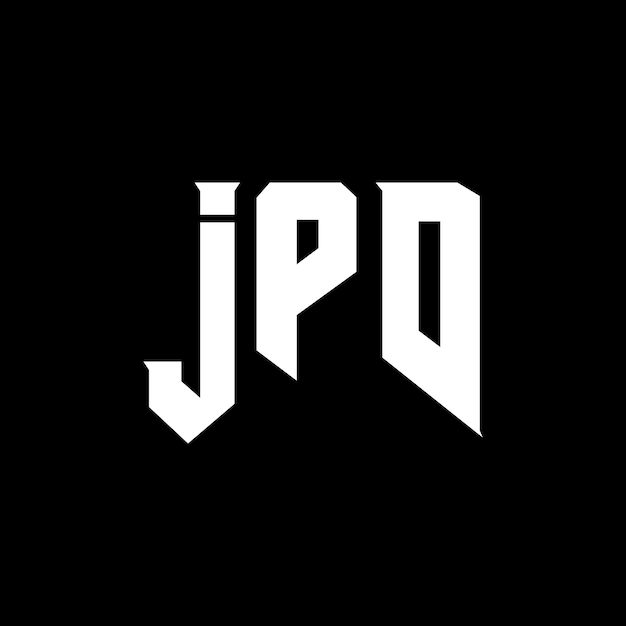 Diseño de logotipo de letra JPD para una empresa de tecnología Diseño de Logotipo JPD combinación de colores blanco y negro JPD Logotipo Vector JPD Diseño de Icon JPD Alfabeto JPD Tipo de diseño de logotipo JPD