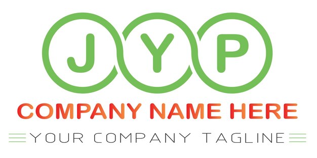 Diseño de logotipo de letra JPY