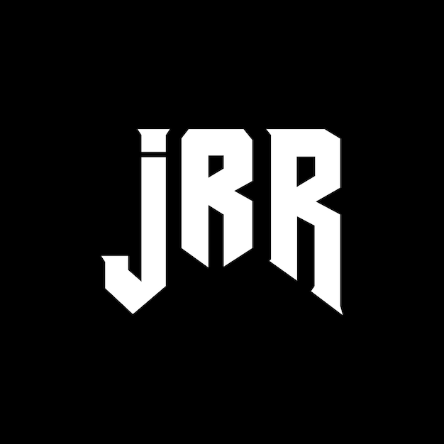 Diseño de logotipo de letra JR para la compañía de tecnología JRR diseño de logotipo negro y blanco combinación de colores JRR logotipo JRR vector diseño JRR icono JRR alfabeto JRR tipografía diseño del logotipo