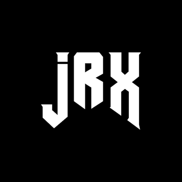 Diseño de logotipo de letra JRX para la compañía de tecnología JRX diseño de logotipo combinación de colores blanco y negro JRX logotipo JRX vector JRX diseño JRX icono JRX alfabeto JRX tipografía logotipo diseño