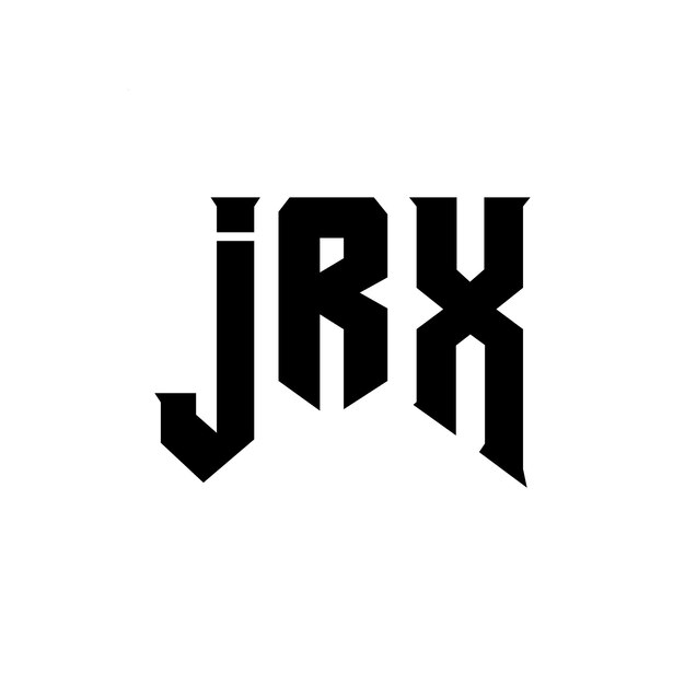 Diseño de logotipo de letra JRX para la compañía de tecnología JRX diseño de logotipo combinación de colores blanco y negro JRX logotipo JRX vector JRX diseño JRX icono JRX alfabeto JRX tipografía logotipo diseño