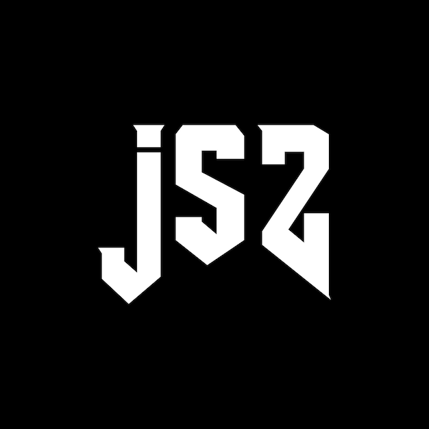 Diseño de logotipo de letra JSZ para la compañía de tecnología JSZ diseño de logotipo combinación de colores blanco y negro JSZ logotipo JSZ vector JSZ diseño JSZ icono JSZ alfabeto JSZ tipografía diseño del logotipo
