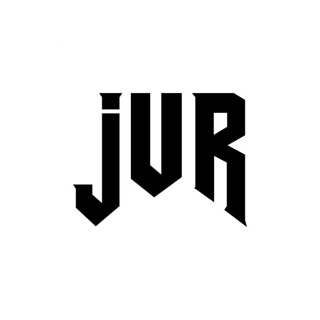 Diseño de logotipo de letra JUR para la compañía de tecnología JUR diseño de logotipo combinación de colores blanco y negro JUR logotipo JUR vector JUR diseño JUR icono JUR alfabeto JUR tipografía diseño del logotipo